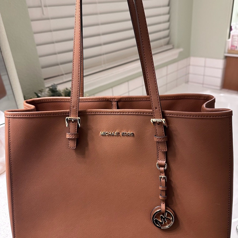 Michael Kors Brown Leather Tote